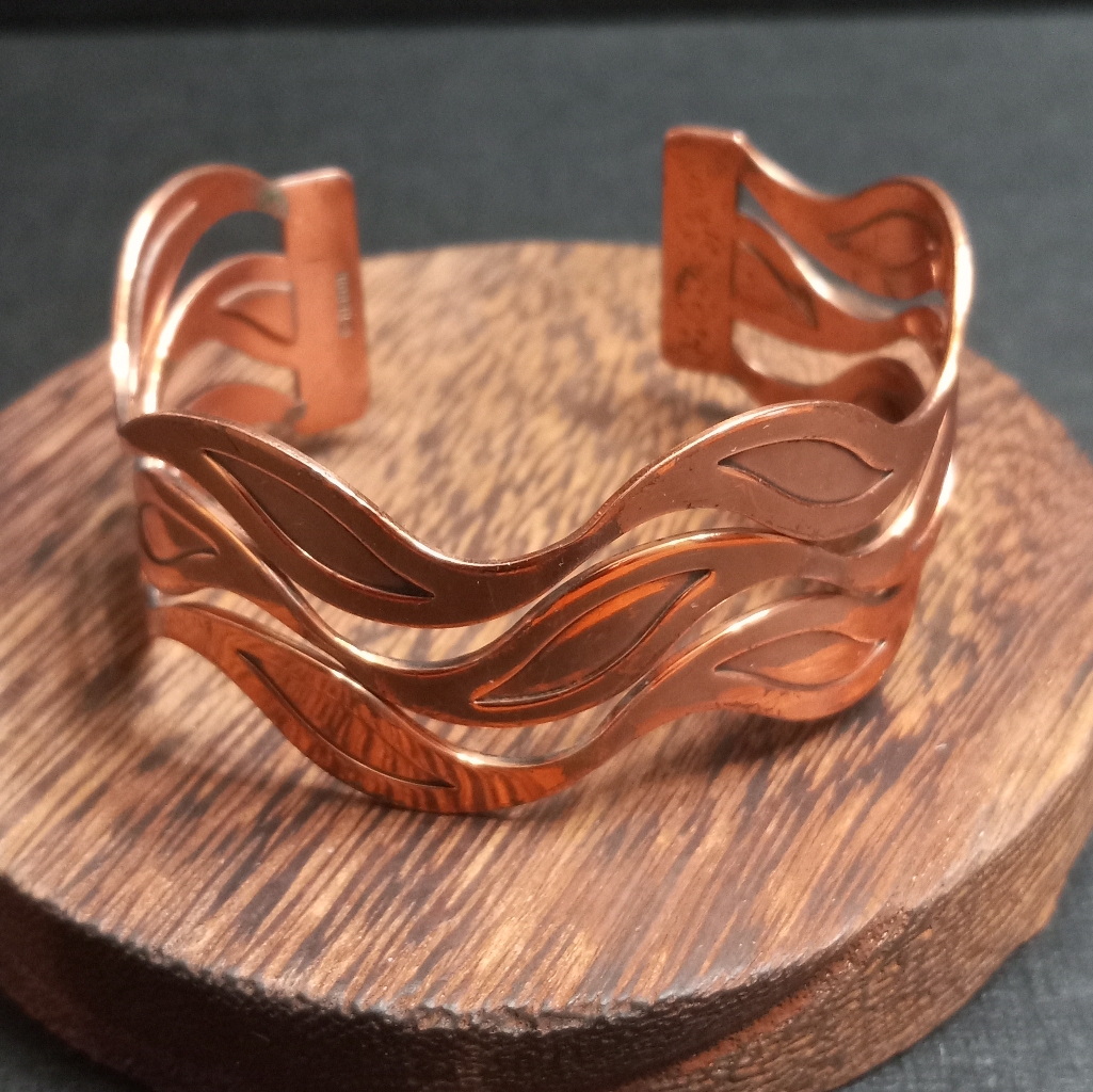 Renoir Vintage Copper Bangle Cuff Bracelet 30$